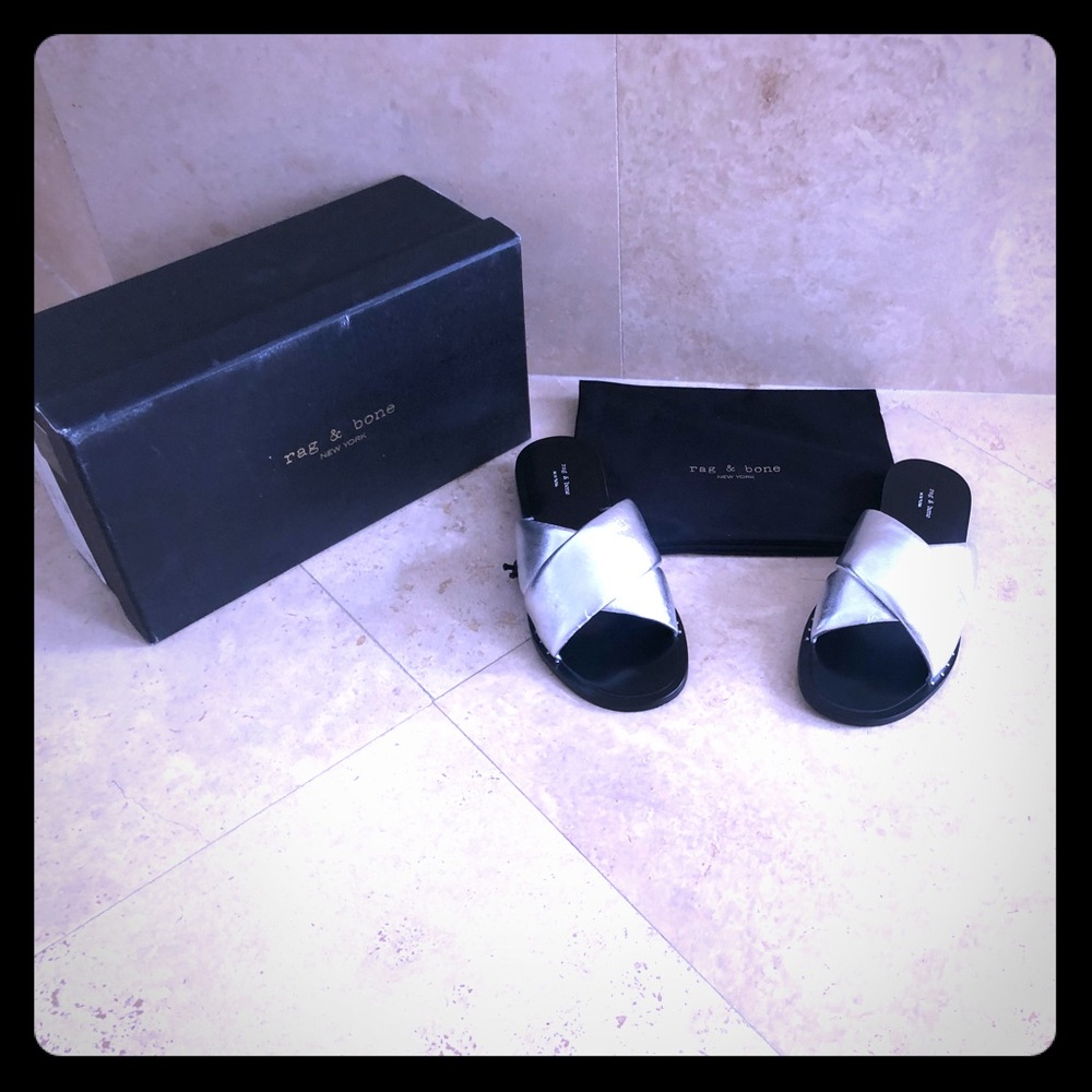 BRAND NEW RAG & BONE SLIDES/ SANDALS